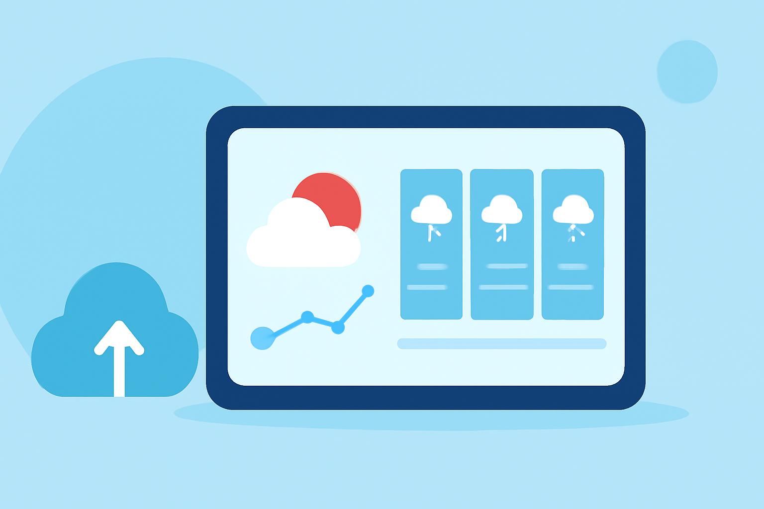 Understanding Long-Range Weather Forecasts on Tablets