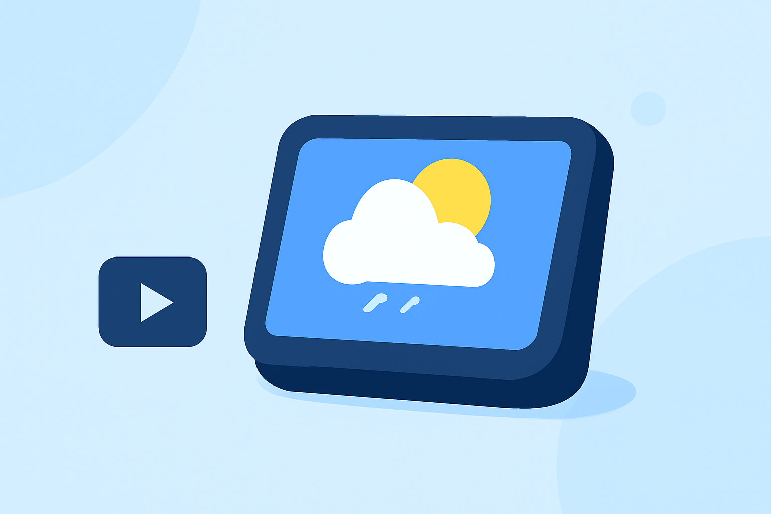 Easy Weather for Outdoor Movies on a Smart Display