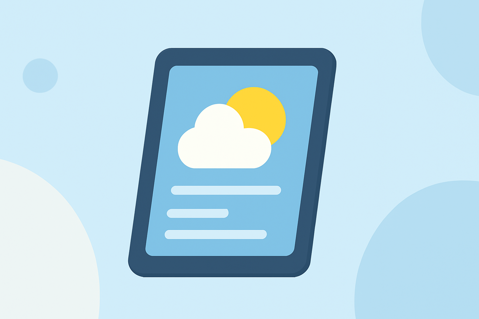 Understanding Weather Widget Data Choices on Tablets