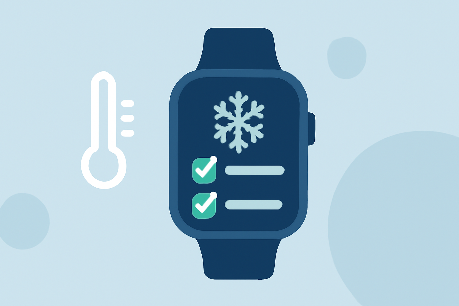 Hypothermia Prevention Checklist on Wear OS