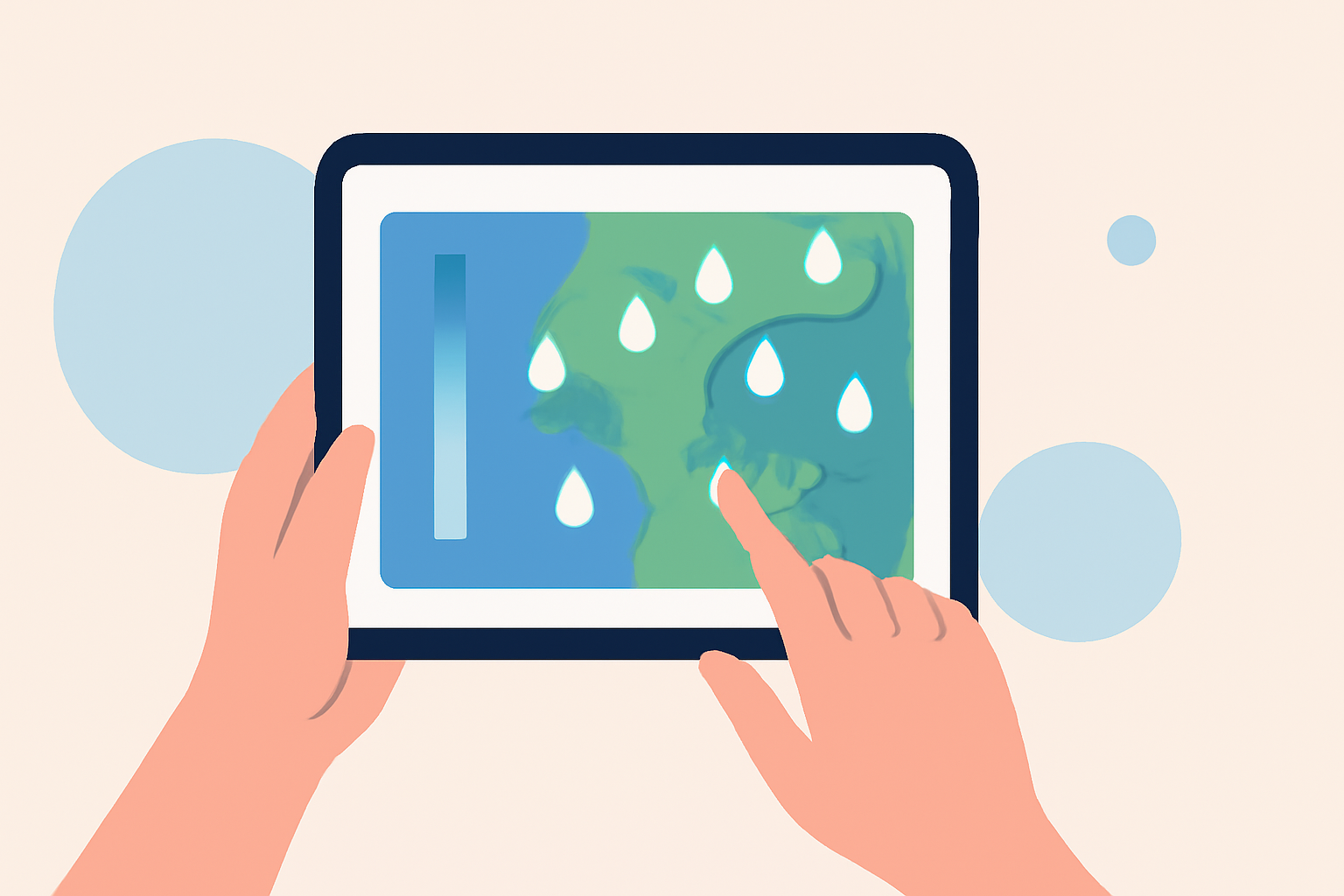 How to Use Rain Rate Maps on Your iPad