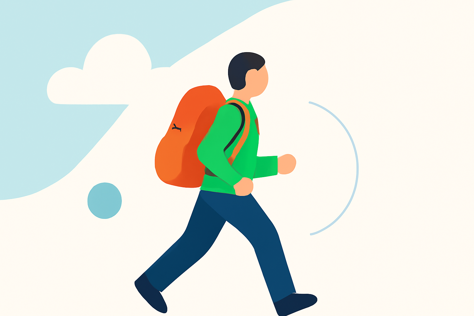 Easy Weather for Hiking Fast