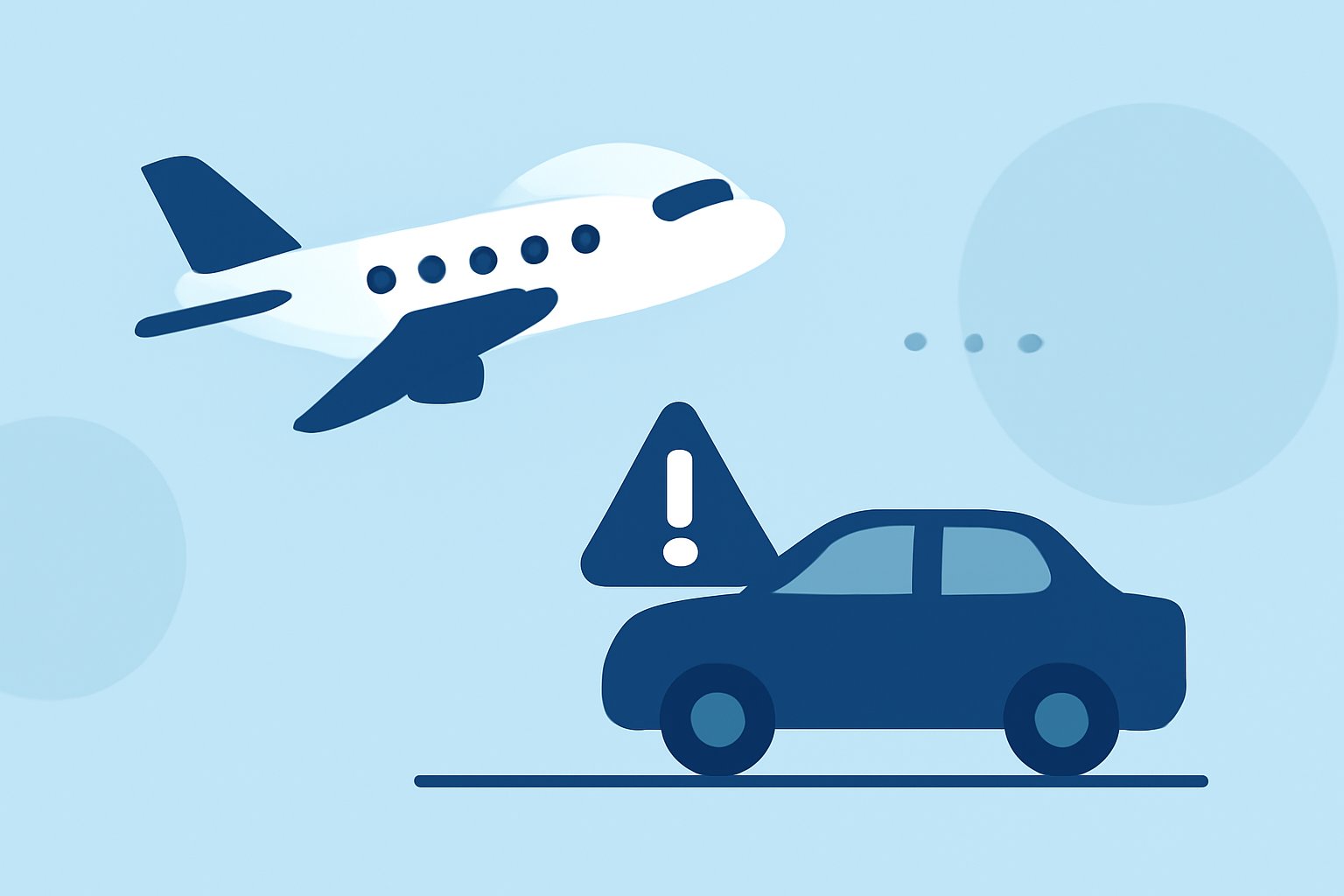 Understanding Ground Stops in Bad Weather: Implications for Air and Road Travel