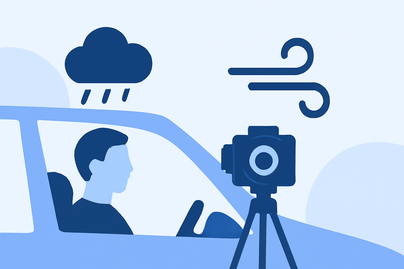 Essential Weather Considerations for Outdoor Filming in the Car