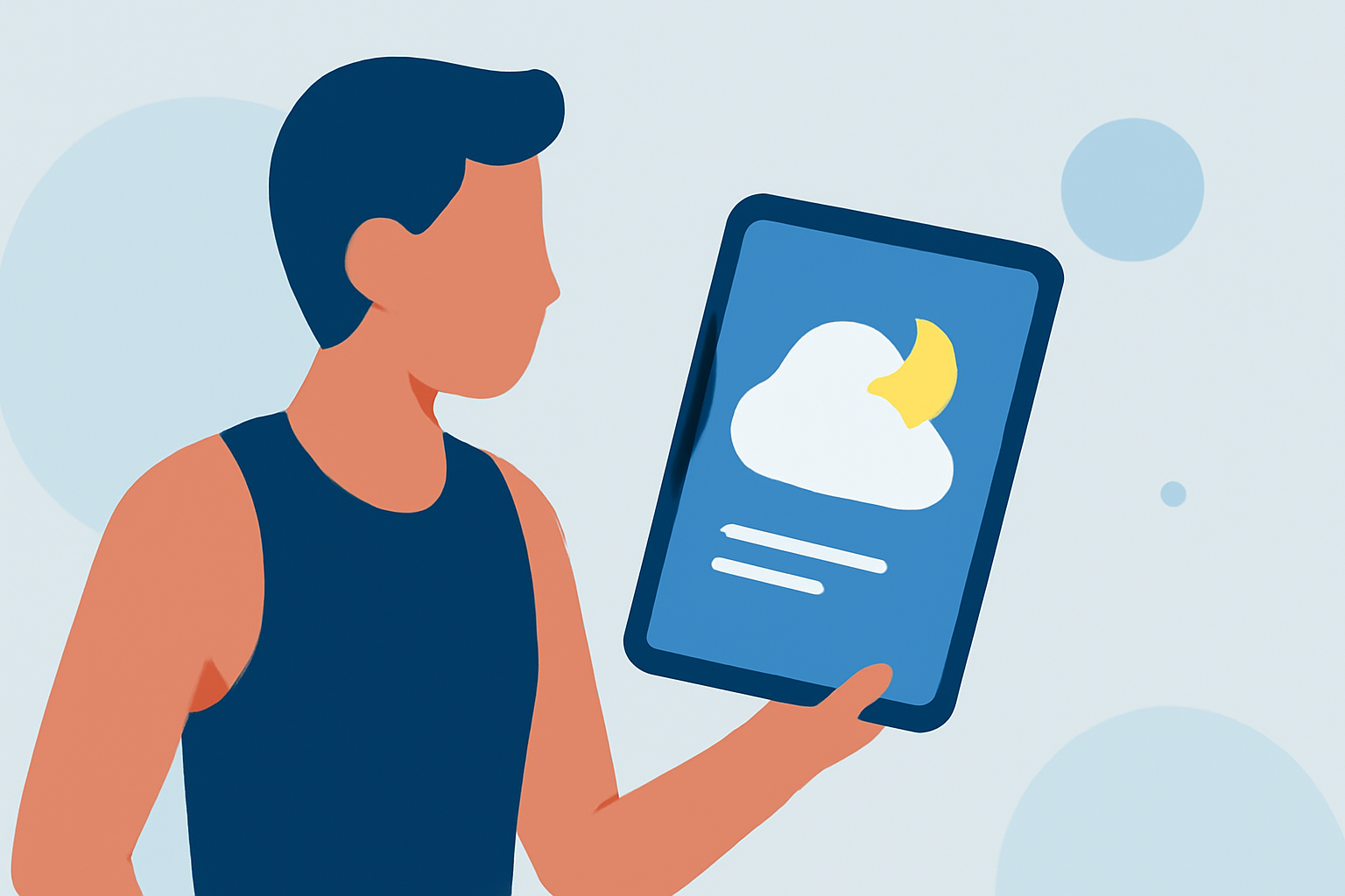 Evening Weather Check Examples for Athletes