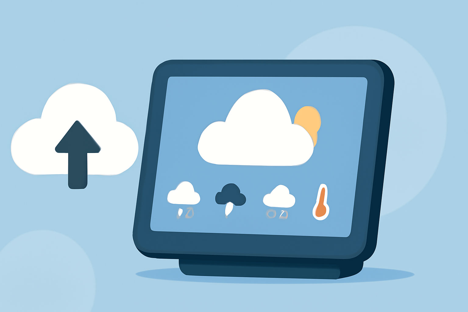 Understanding Long-Range Weather Forecasts on Smart Displays