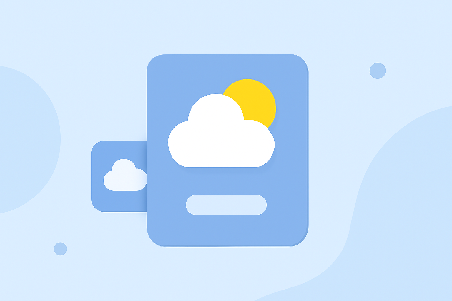 Easy Small Weather Widgets: The Easy Way