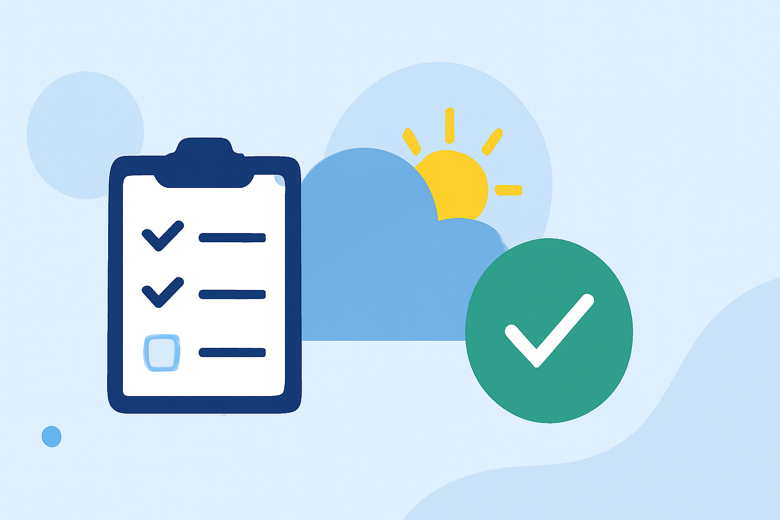 Daily Weather Planning Cheat Sheet for Non-Technical Users