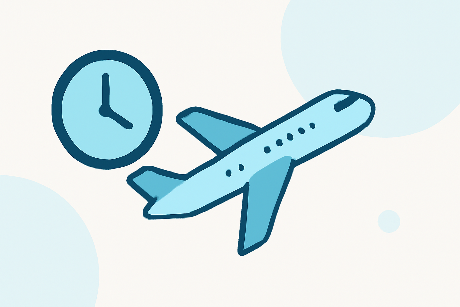 Optimal Times to Fly for a Smoother Journey