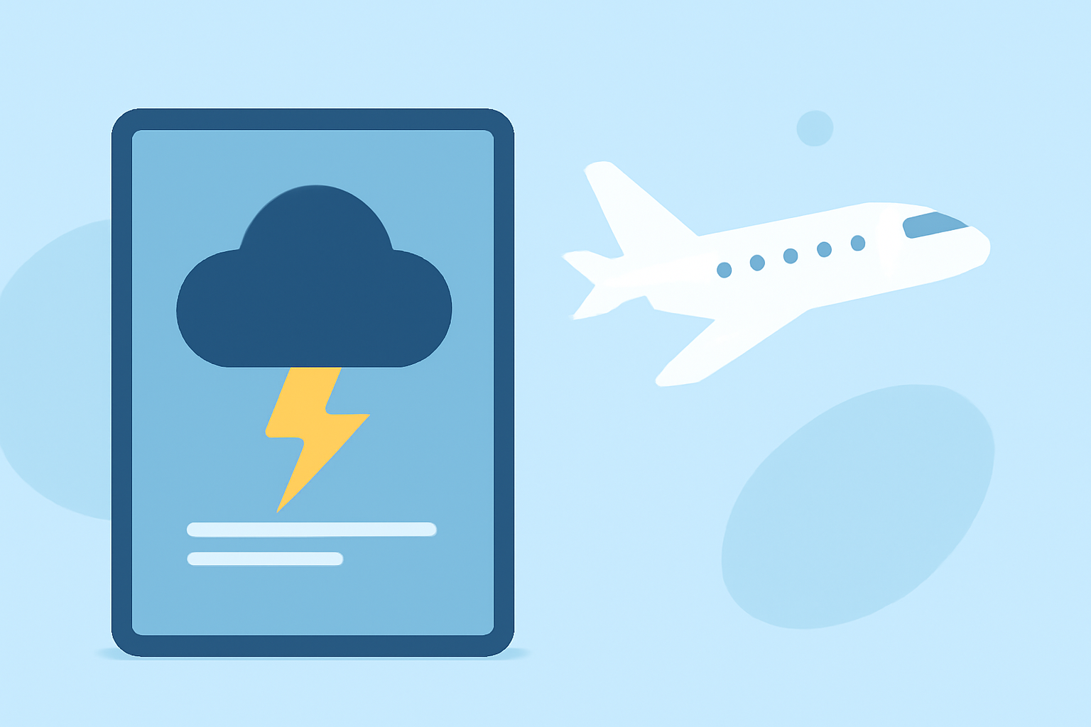 Understanding Flight Delays Due to Thunderstorms: A Beginner's Guide for iPad Users