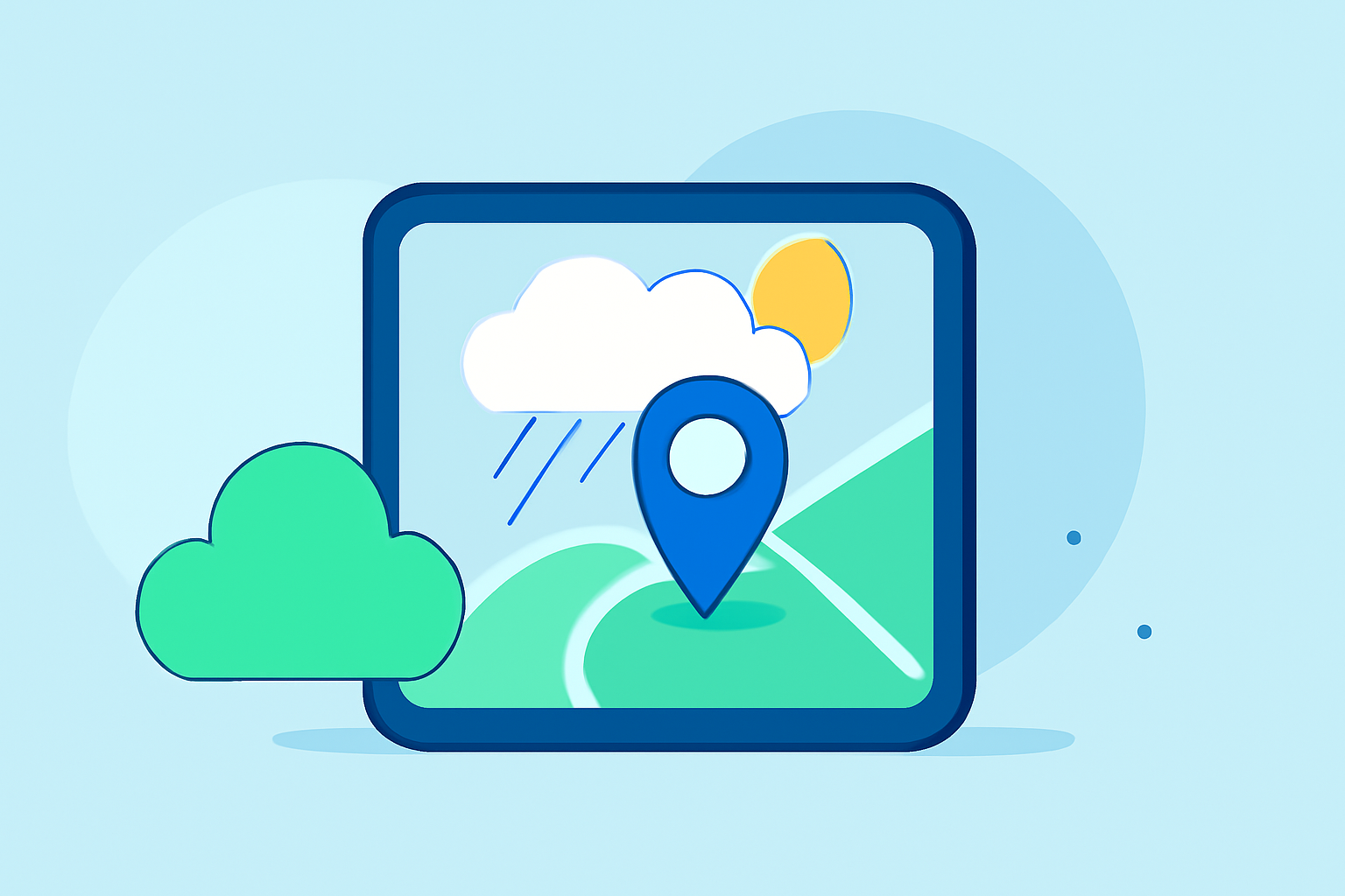 Understanding Weather Layers in Vehicle Navigation Systems