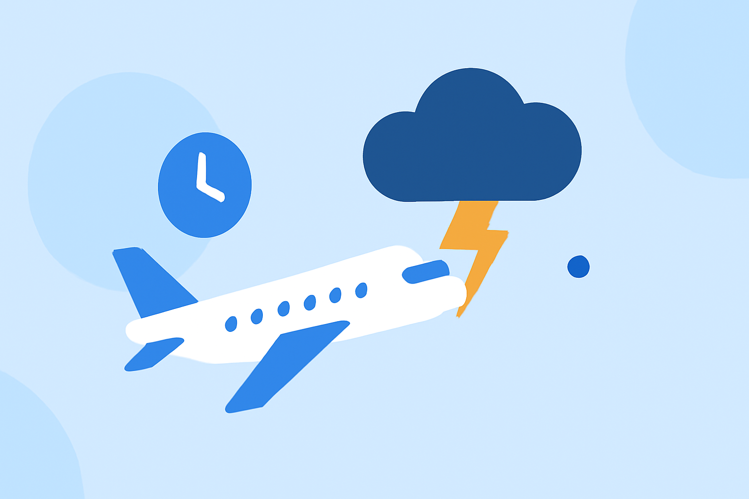 Understanding Flight Delays Due to Thunderstorms: Causes, Examples, and How to Stay Informed