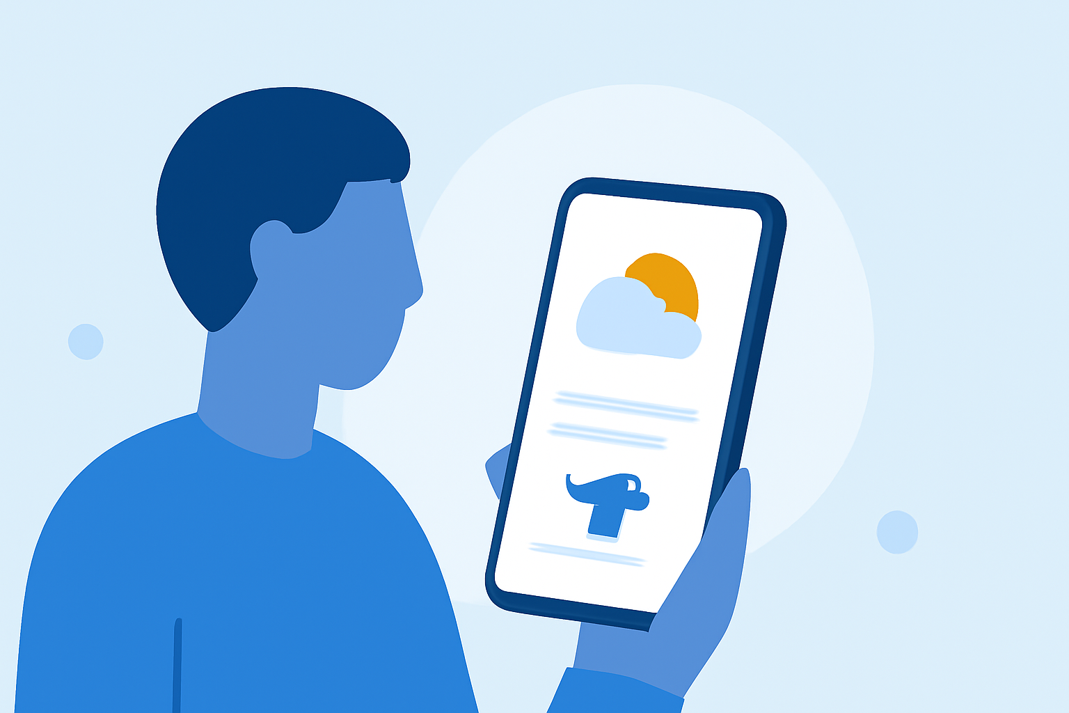 Getting Started with Weather and Your Airport Commute on Your Phone