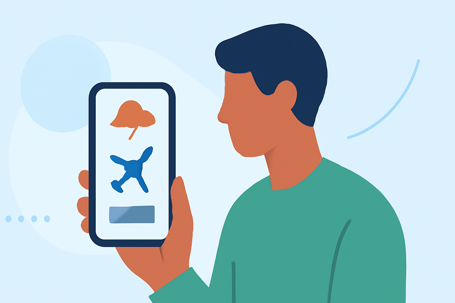 How to Rebook Flights Due to Weather Delays Using Your Phone