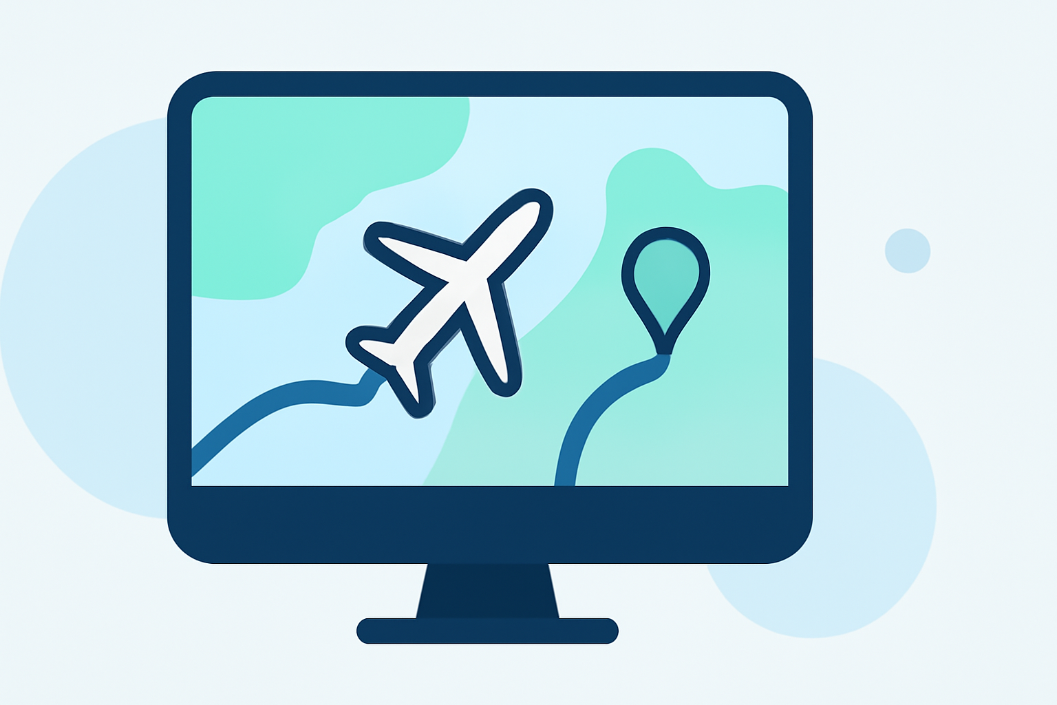Understanding Map Overlay Transitions in Flight Tracking Apps