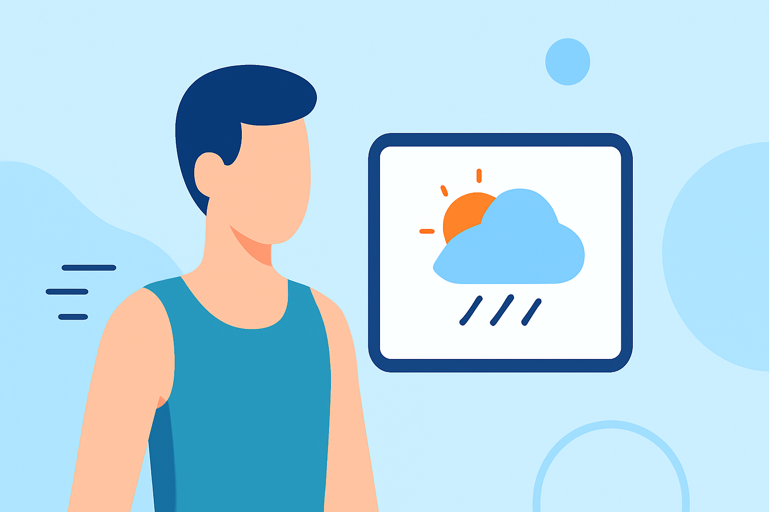 Hourly Weather Forecast Step by Step for Athletes