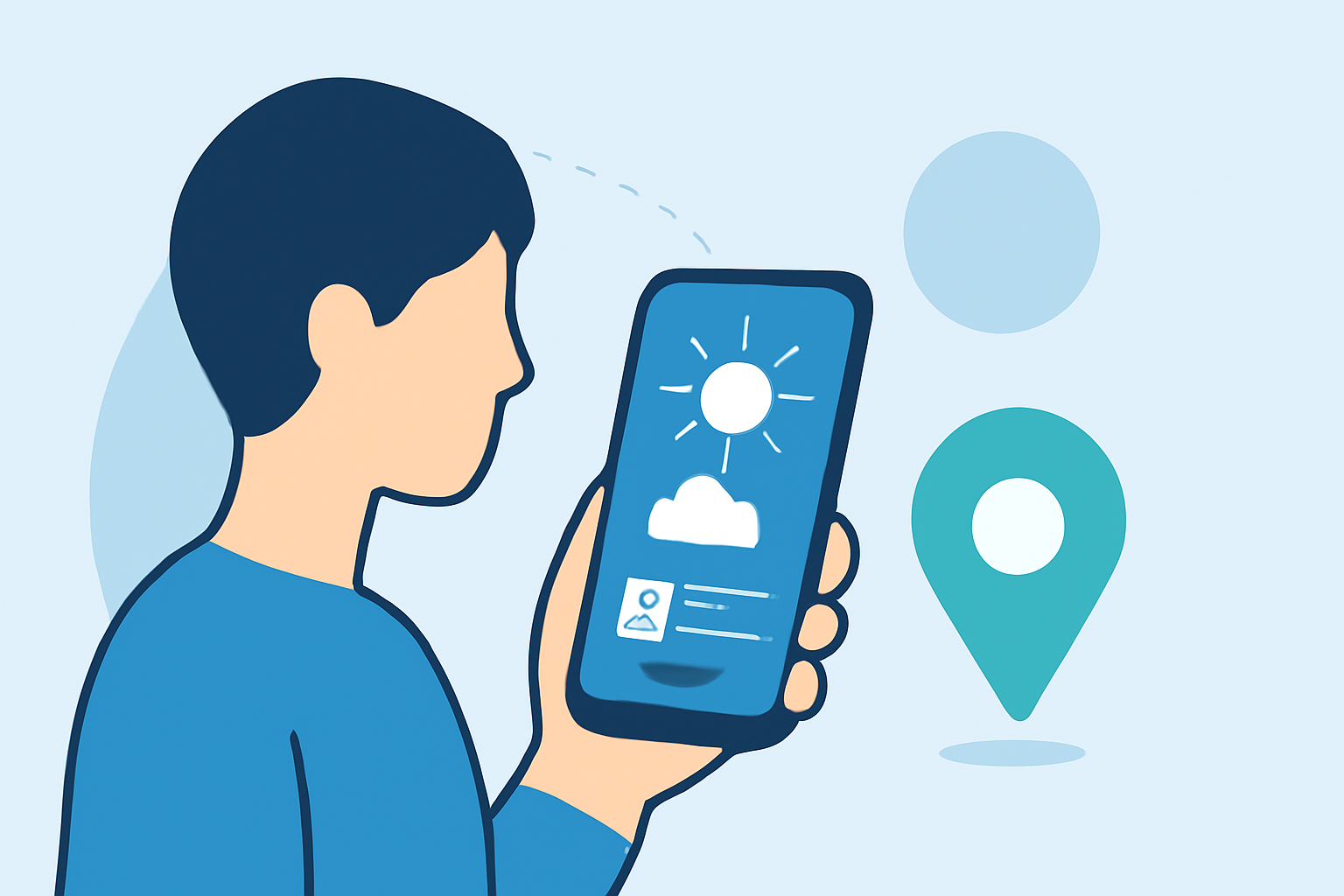 Easy Fair-Weather Travel Planning on Mobile