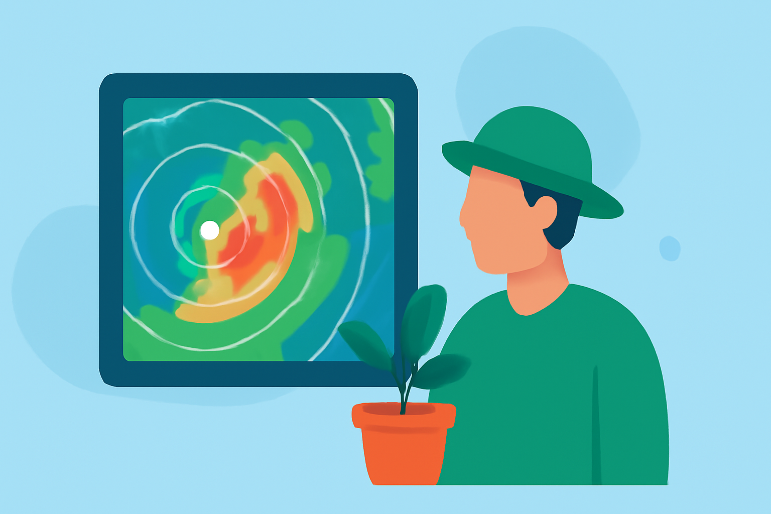 Harnessing Weather Radar Maps for Effective Gardening