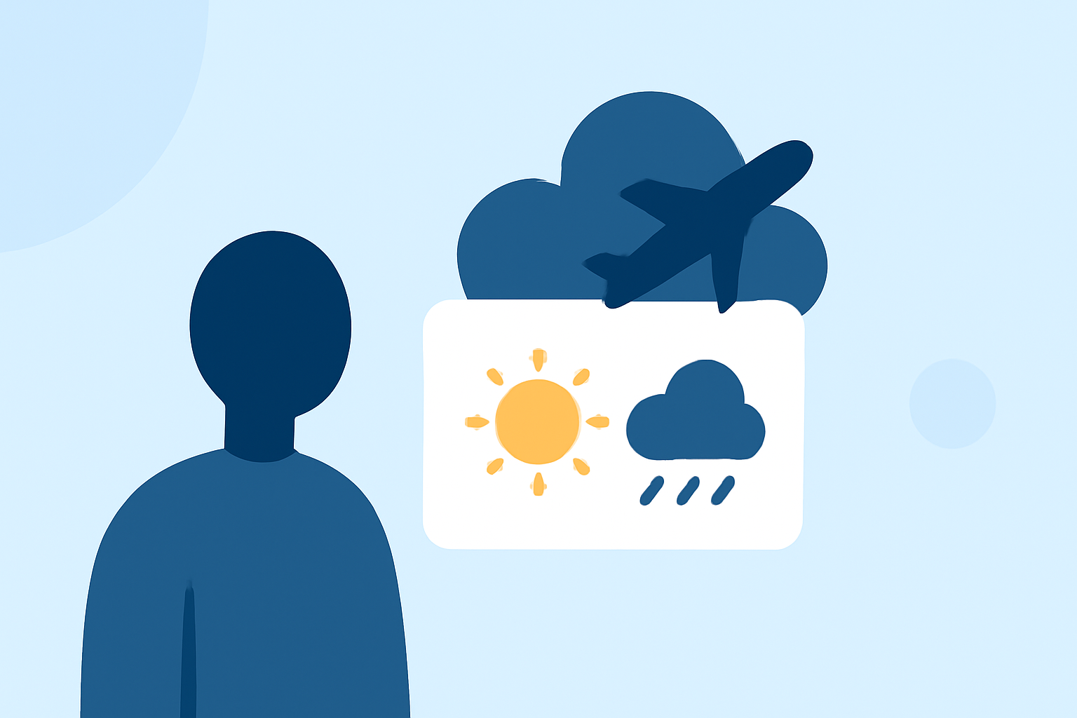 Predicting Flight Delays from Weather Forecasts: Tips for Domestic Travelers