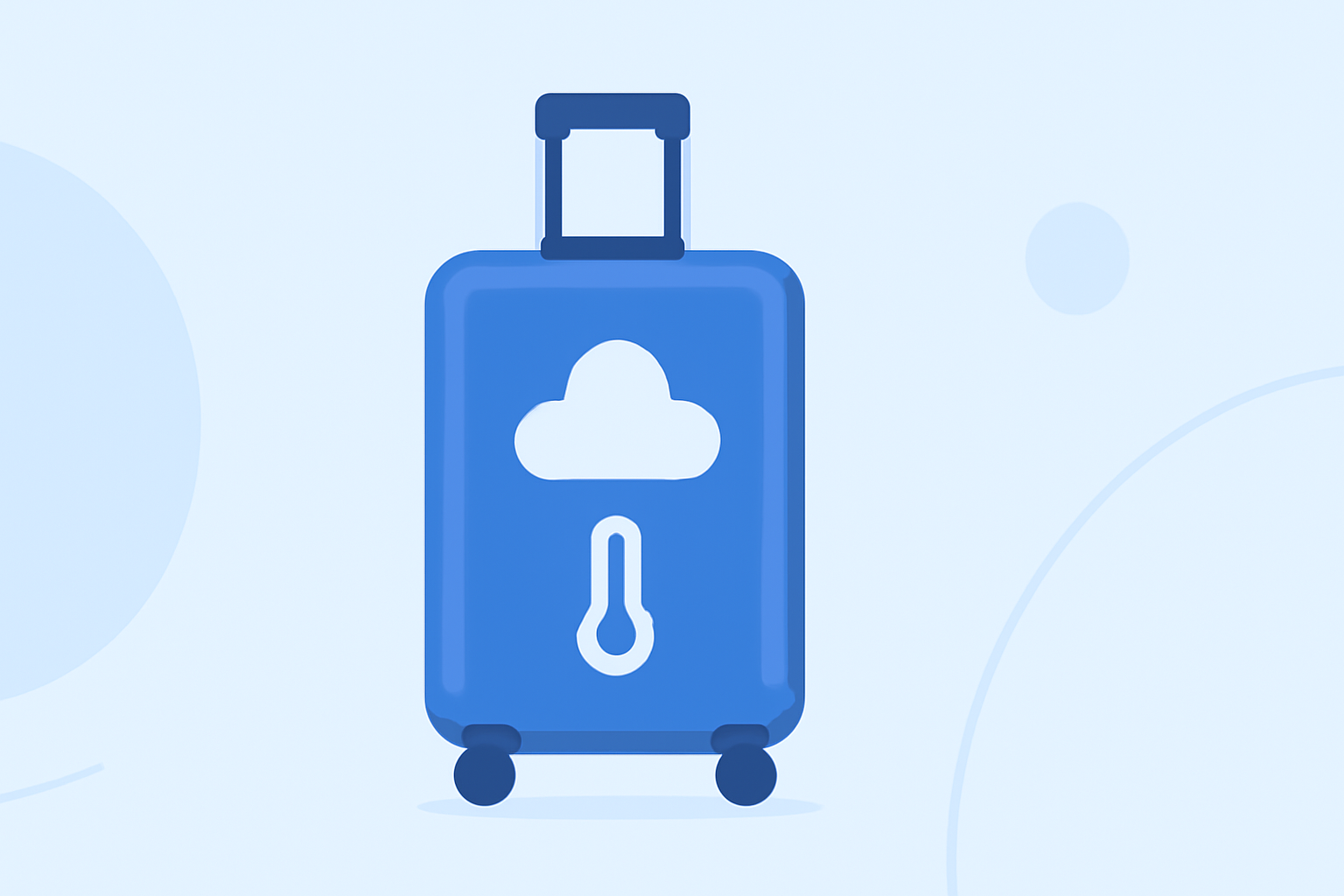 Easy Weather-Aware Luggage for Travelers