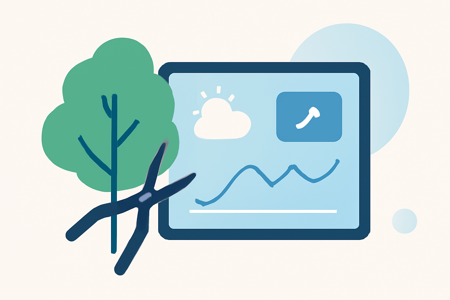 Optimizing Tree Trimming with Smart Display Weather Guides