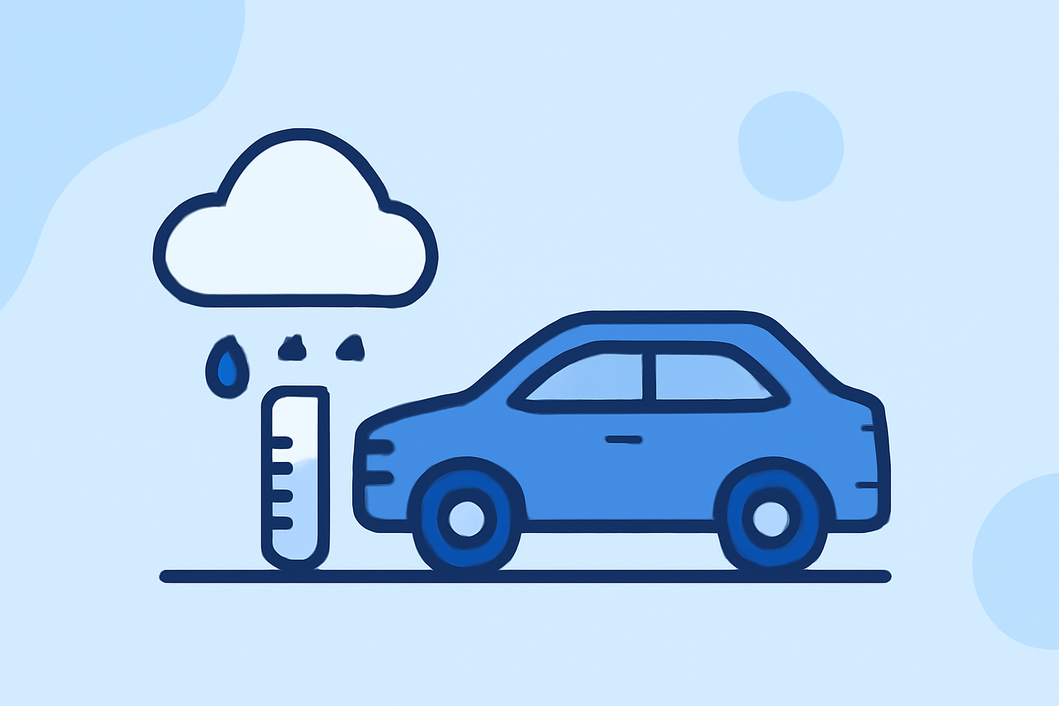 How to Record Precipitation Data in Your Car