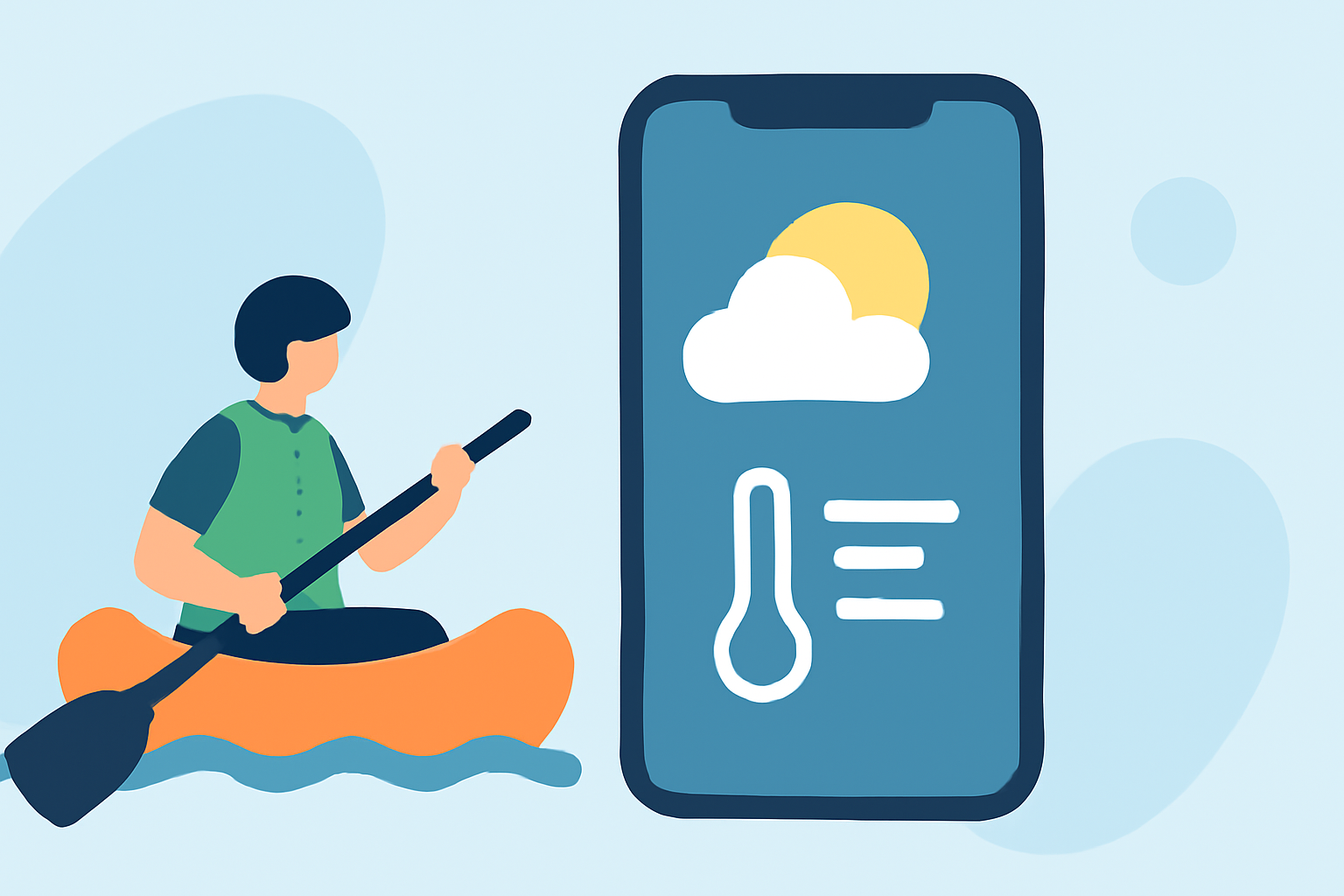 Essential Weather Apps for Rafting Trips on Android