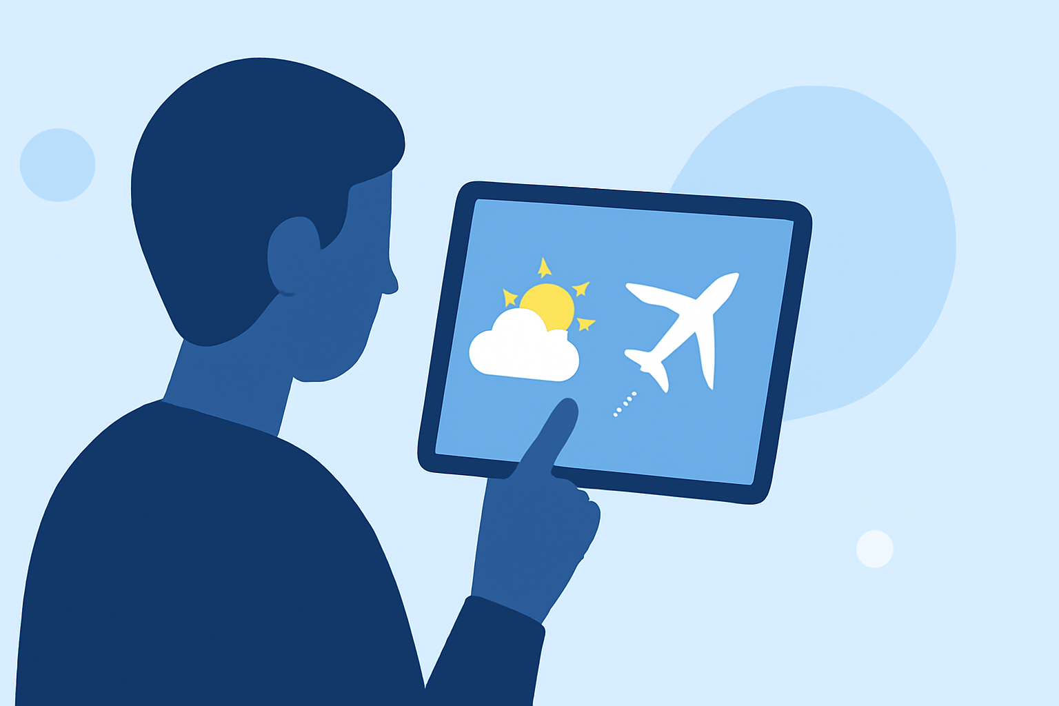 Navigating Destination Weather and Flight Timing on Your iPad