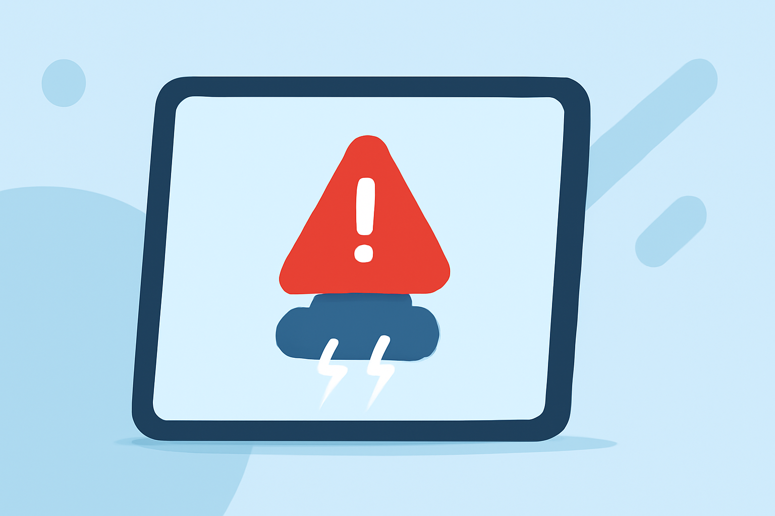Severe Weather Preparation Basics on a Tablet