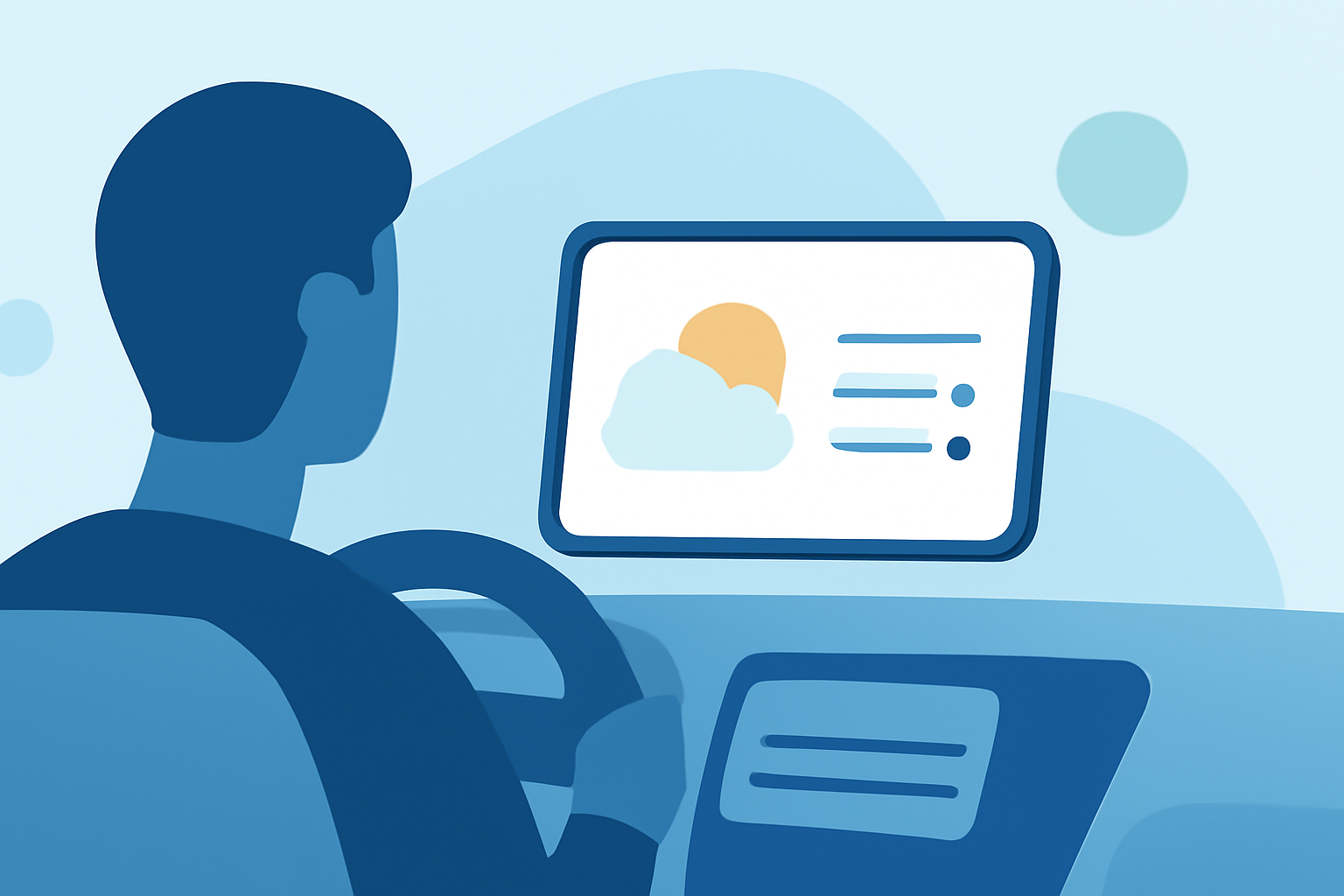 Weather App Permissions Explained in the Car