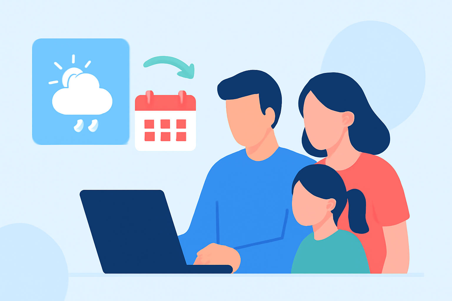 Quick Rebooking Around Weather Delays for Families