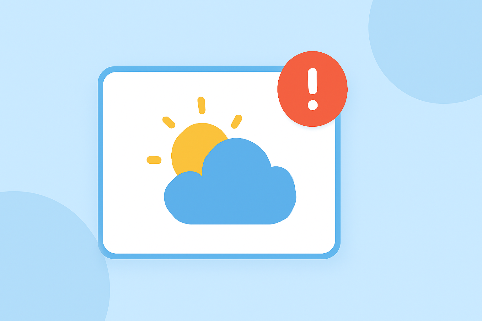 Weather Notification Badges Examples in 2026