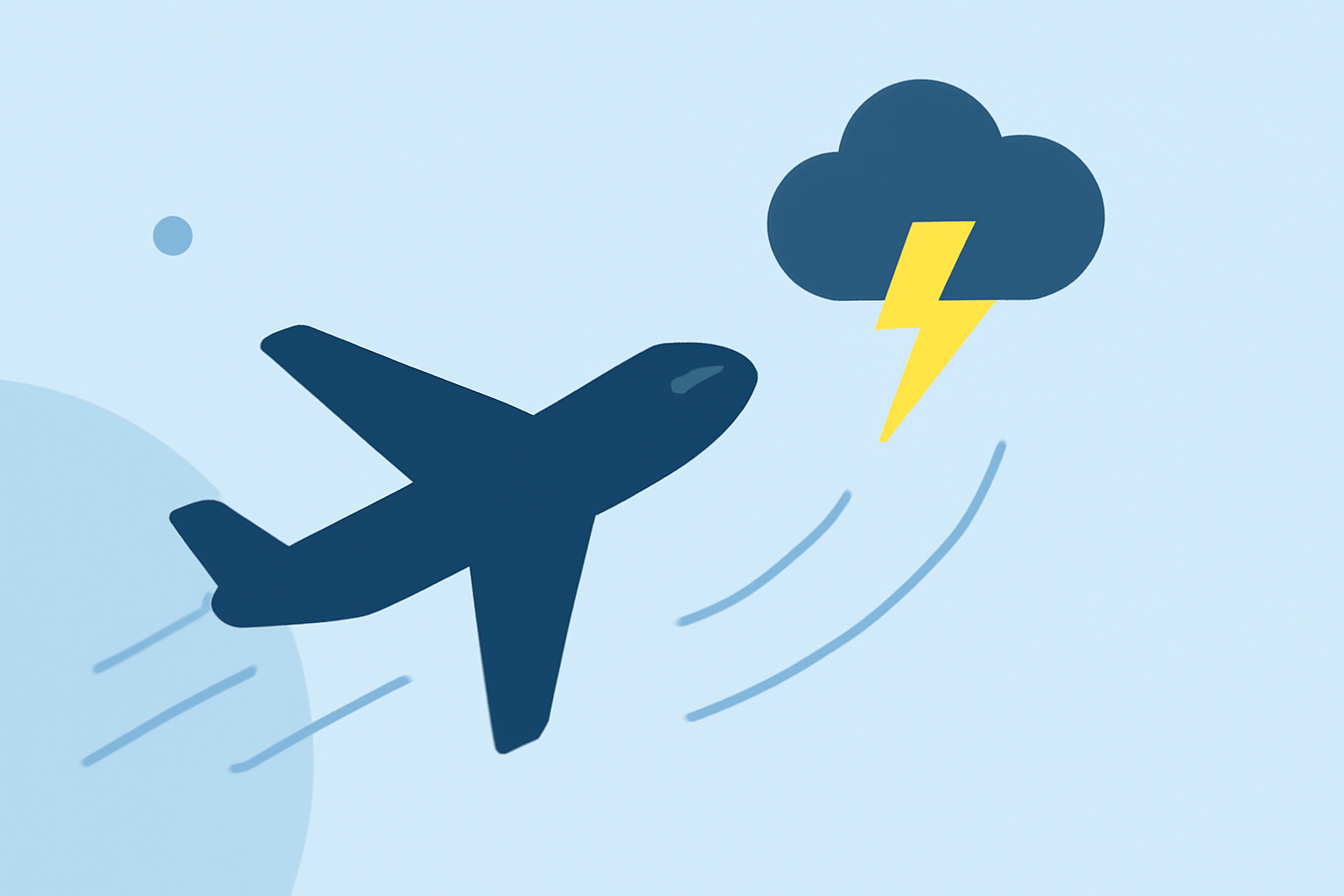 Navigating Quick Turbulence Near Thunderstorms at the Airport