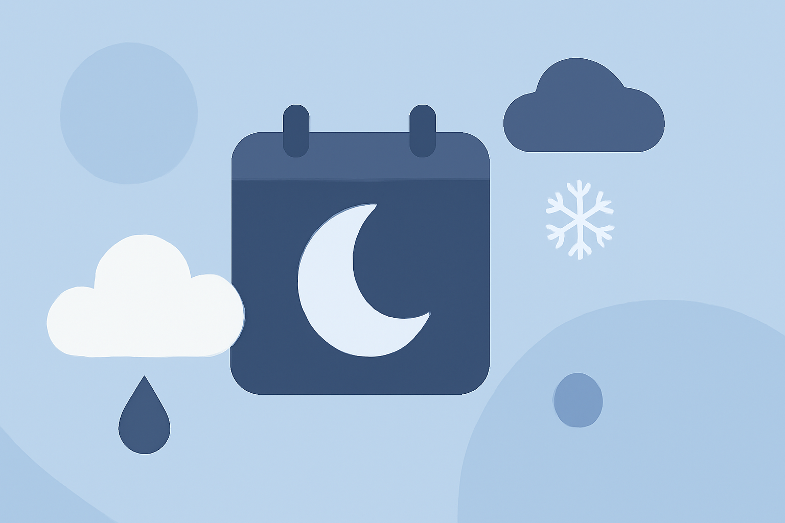 Moonrise and Moonset Times Guide During Winter Storms