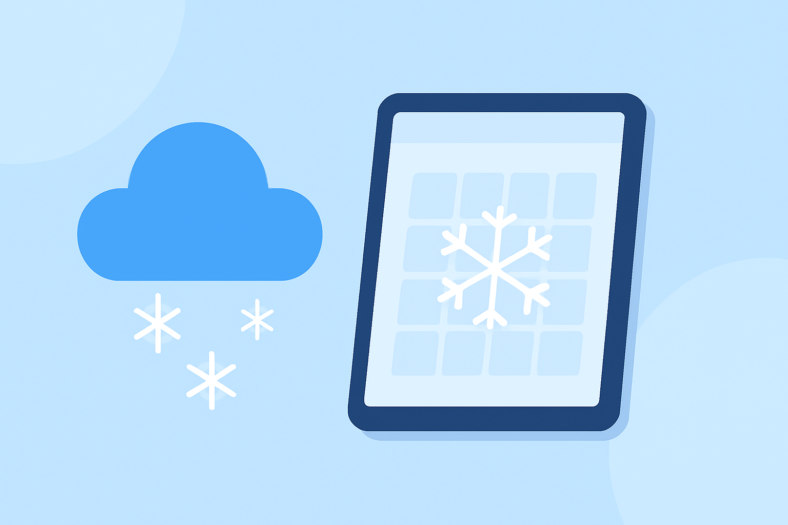 Getting Started with Snowfall Record Streaks on iPad