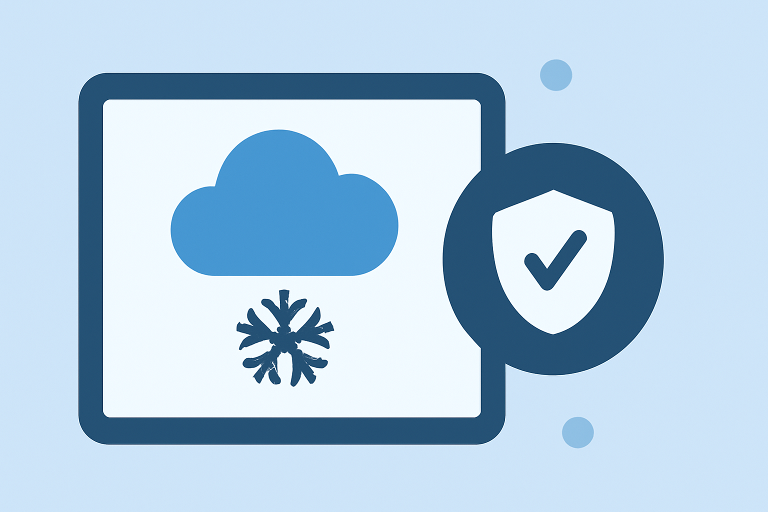 Winter Storm Safety Basics on a Tablet
