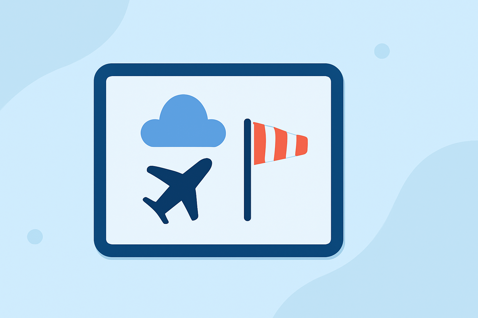 Understanding Airport Weather Reports for Connecting Flights