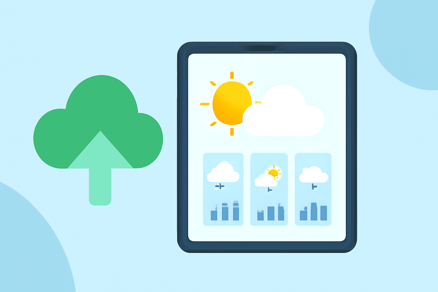 Pro Weather for Outdoor Festivals on a Tablet