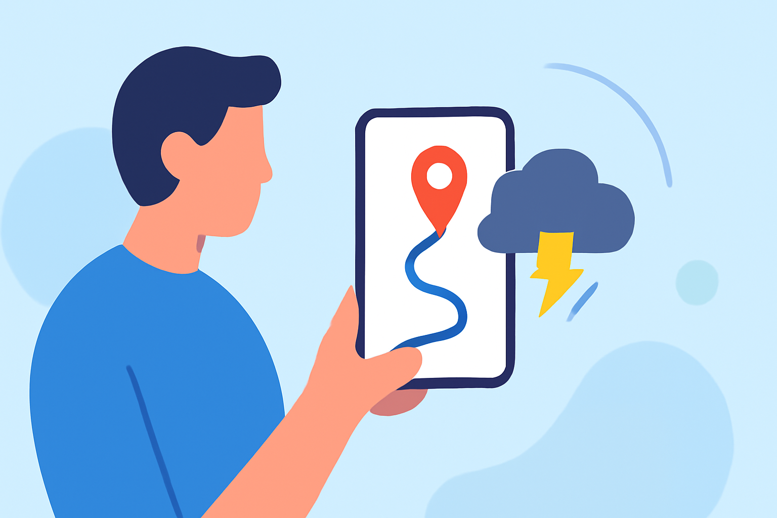 How to Track Storms Along Your Route While On the Go