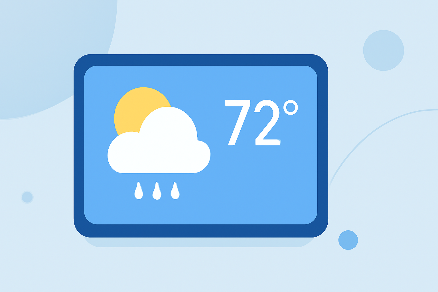 Exploring Large Weather Widget Examples for Enhanced Home Screens