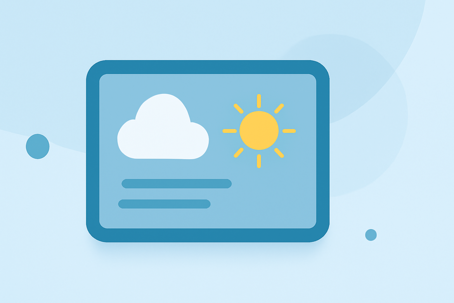 Easy Medium Weather Widgets the Right Way