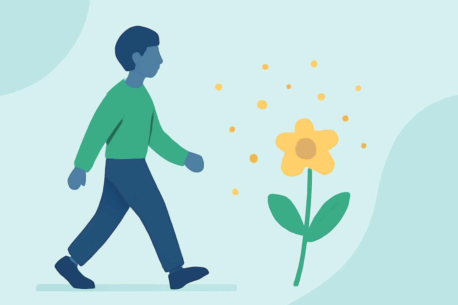 Optimal Outdoor Walking Strategies During Pollen Season