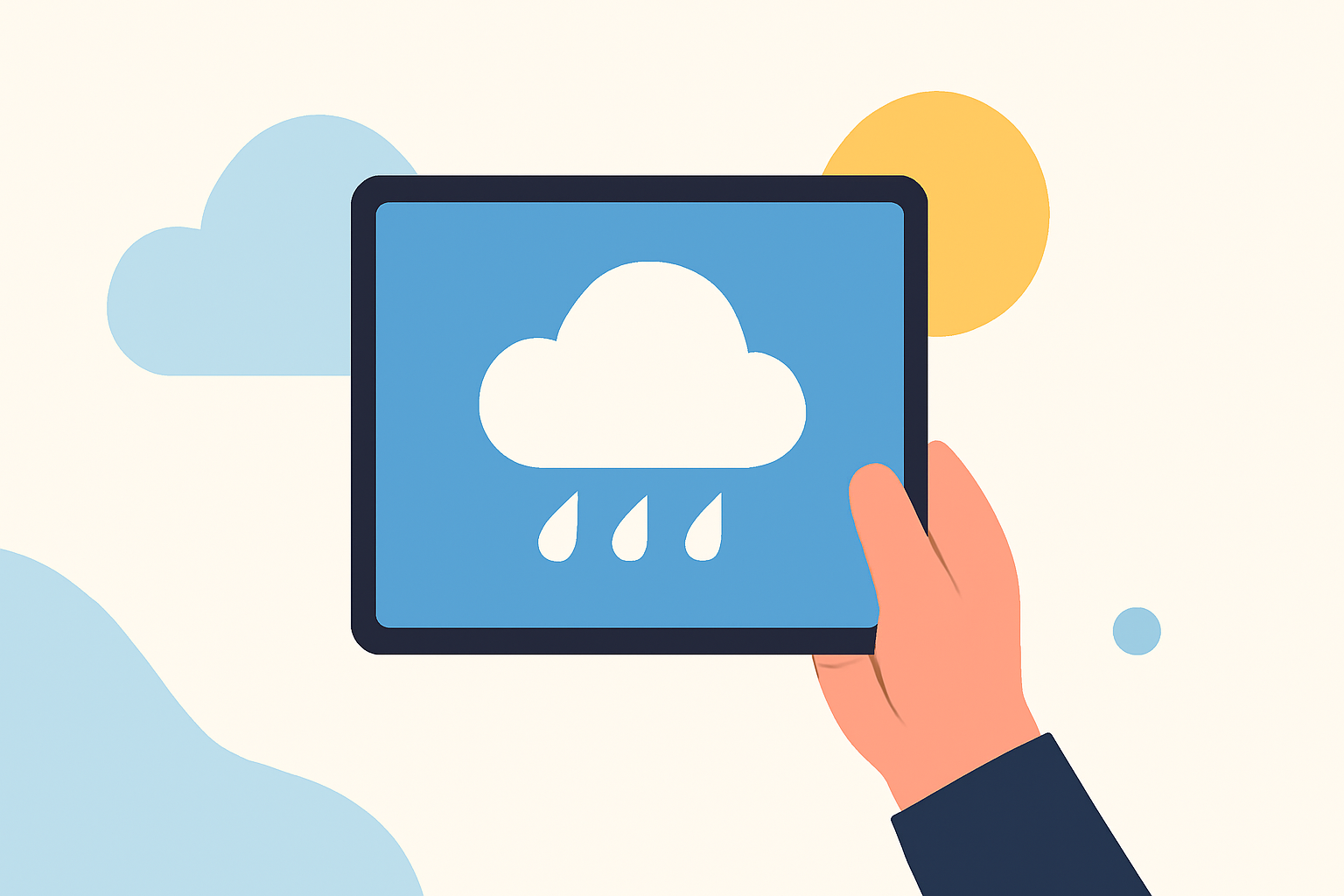 An Introduction to Weather for Road Trips on a Tablet