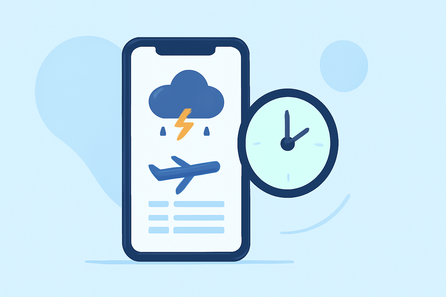 Timing Flights Around Storms: A Guide for Android Users