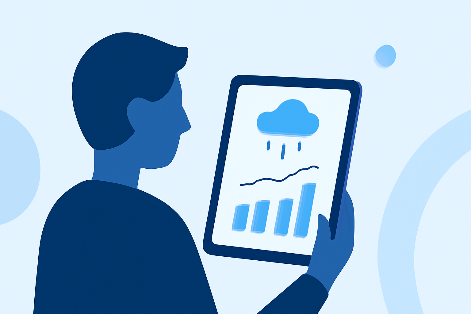 Tracking Pro Rainfall Record Streaks on a Tablet