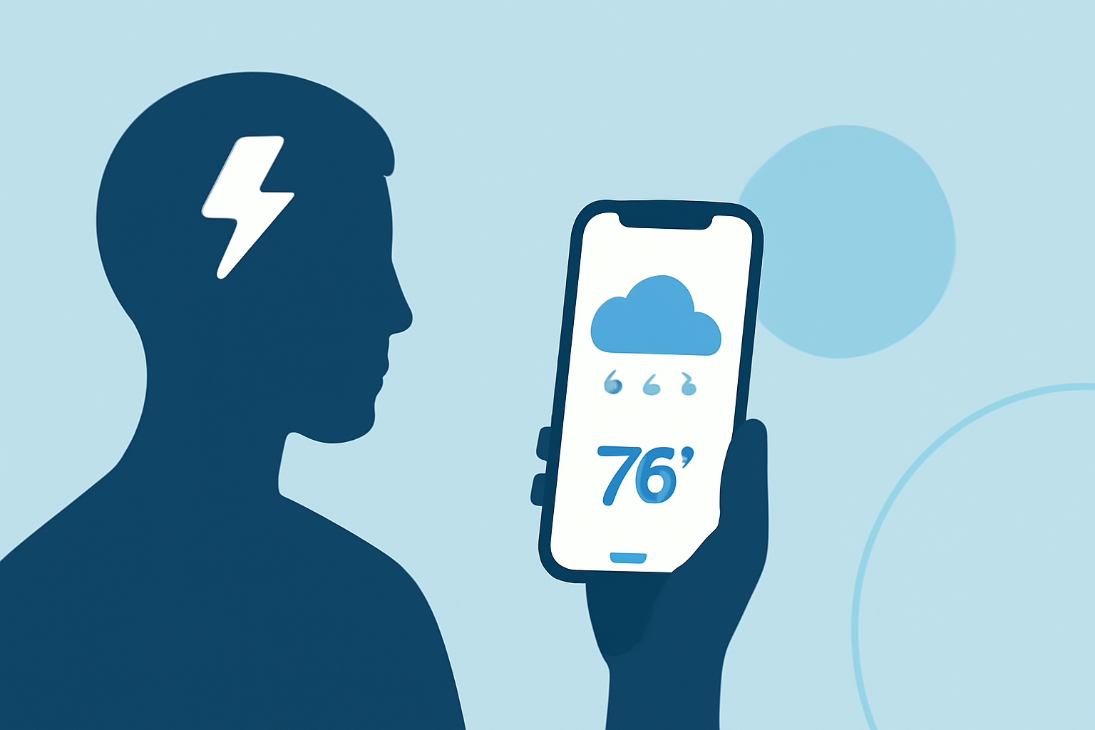 Managing Migraine Triggers with Clime's Weather Workflow on iPhone