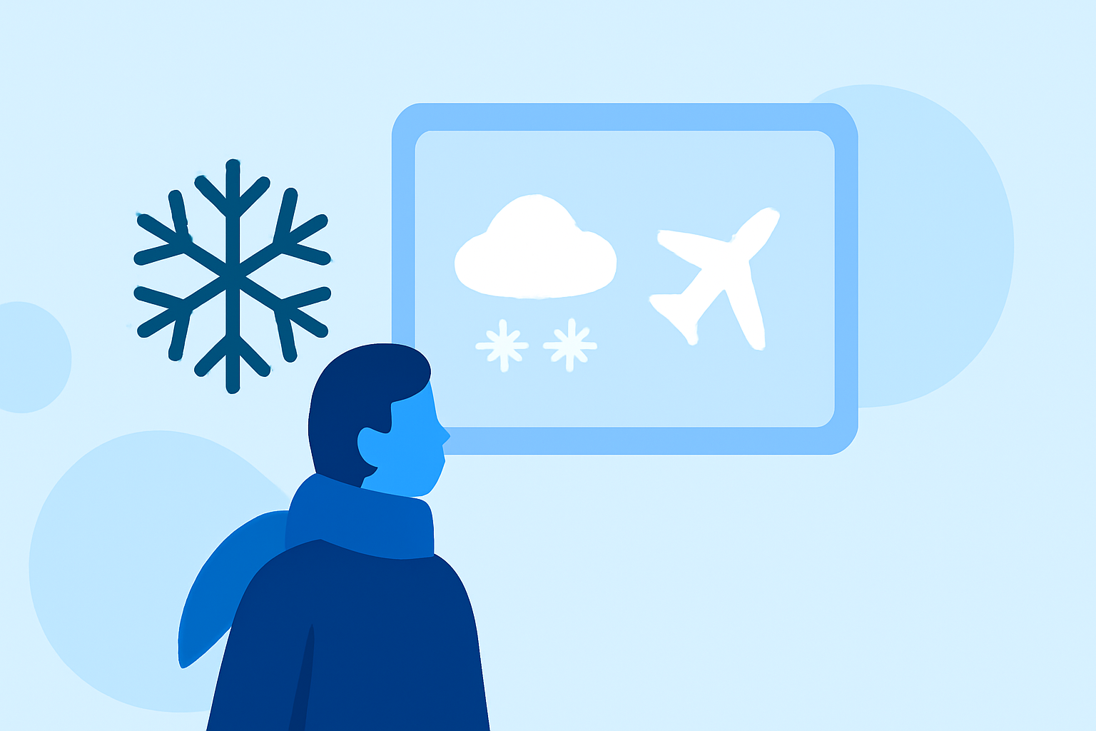 Navigating Snow Delays at Your Departure Airport During Holiday Travel