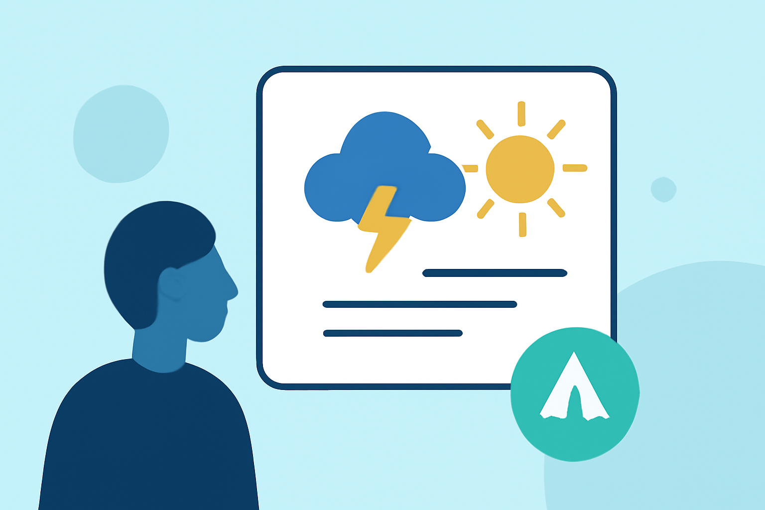 Weather for Camping Trips Workflow in the Car