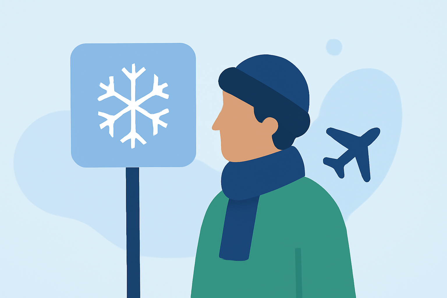 How to Prepare for Snow at Your Arrival Airport Before You Leave