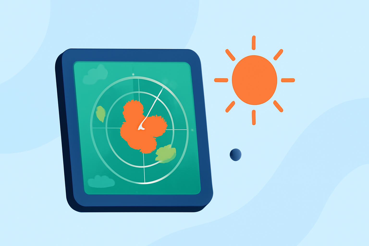 Animated Weather Radar Guide During Heat Waves